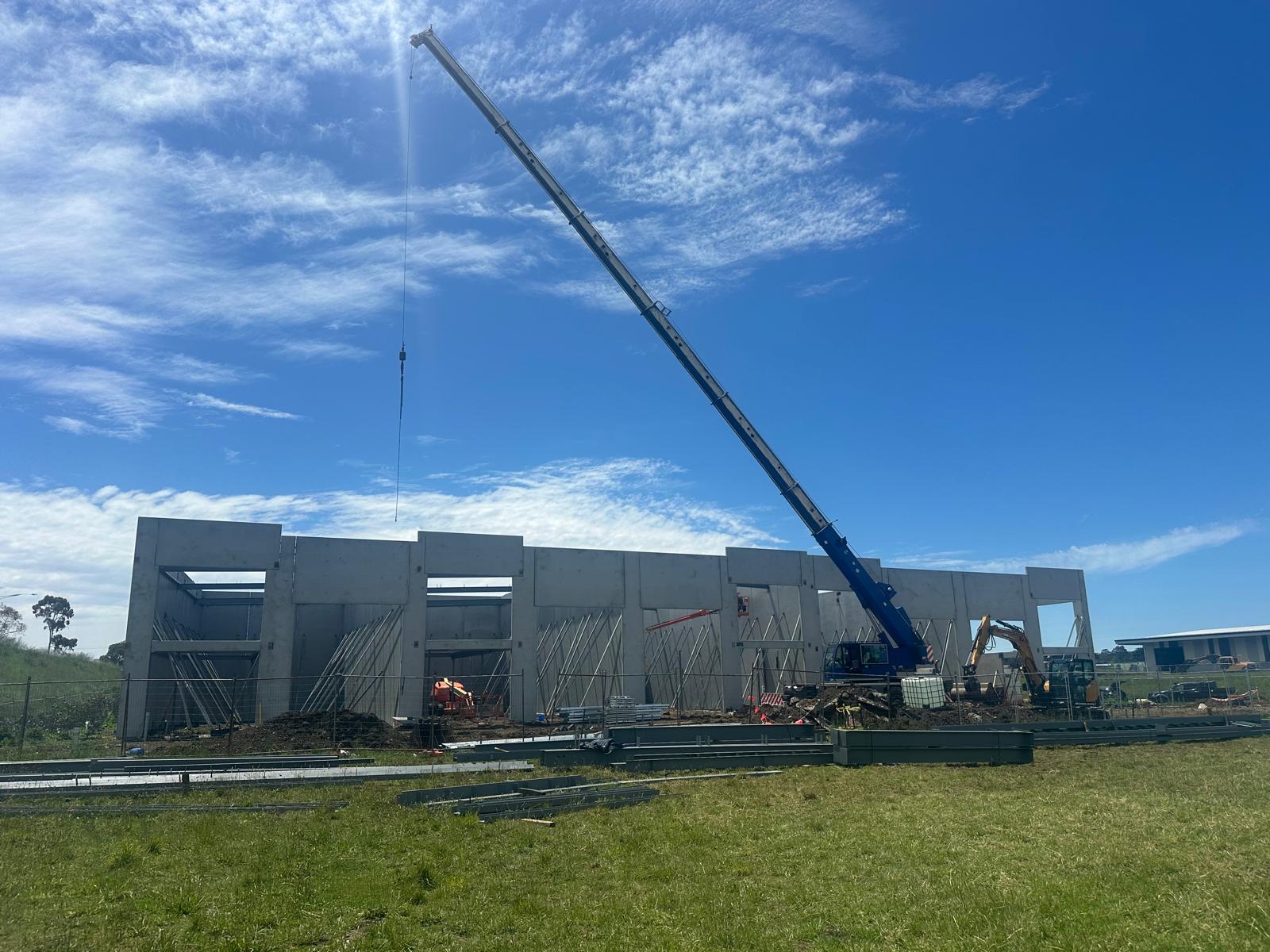 Crane at Construction Site